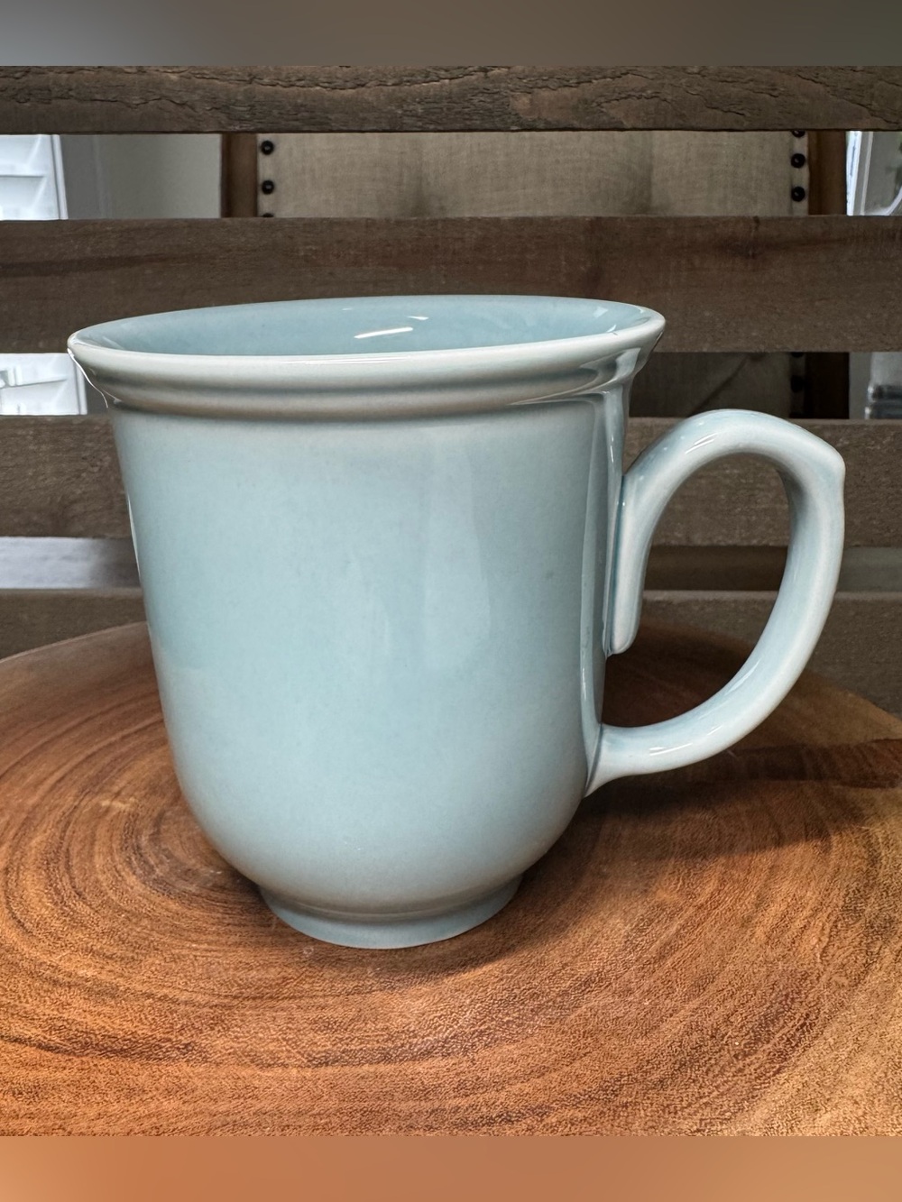 Wellbridge Stoneware by Threshold Aqua Mug 12oz. Never used.